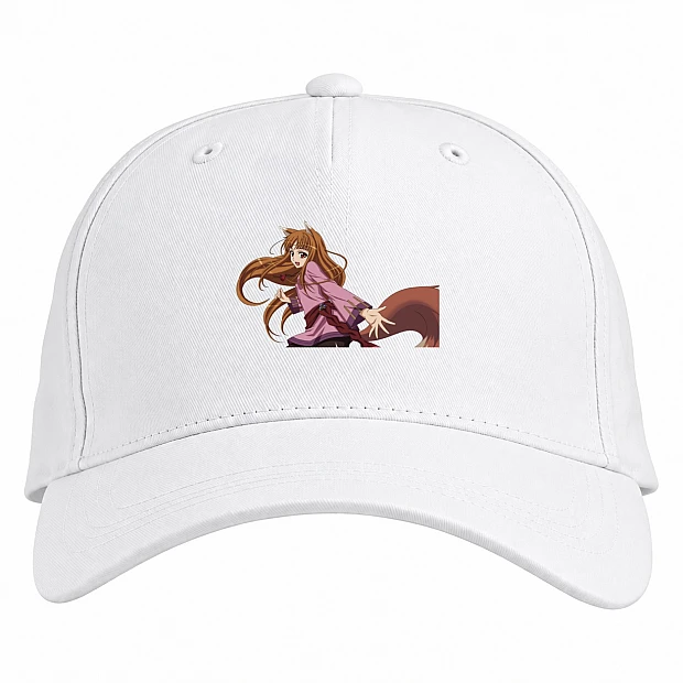 Baseball cap with Print Spice And Wolf Amazing Holo - white