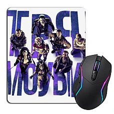 Mouse pad with print Suicide Squad Heroes Logo