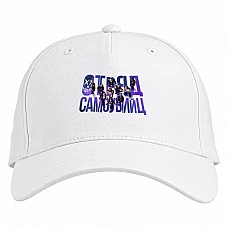 Baseball cap with Print Suicide Squad Heroes Logo - white