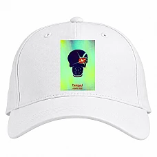 Baseball cap with Print Suicide Squad Deadshot Art - white