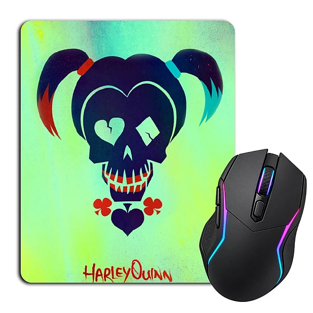 Mouse pad with print Suicide Squad Harley Quinn Art