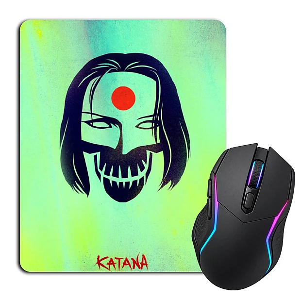 Mouse pad with print Suicide Squad Katana Art