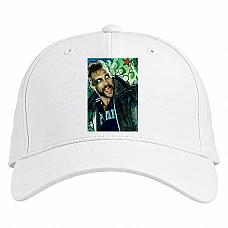 Baseball cap with Print Suicide Squad Captain Boomerang - white