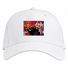 Baseball cap with Print Suicide Squad Deadshot Hero - white
