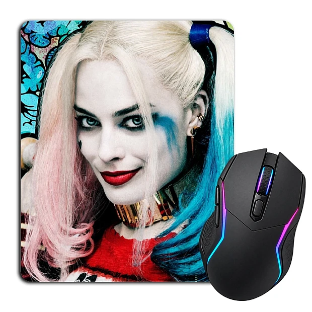 Mouse pad with print Suicide Squad Harley Quinn Girl