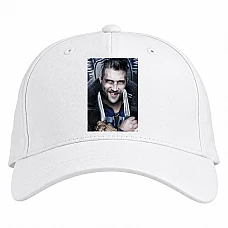 Baseball cap with Print Suicide Squad The Captain Boomerang Hero - white