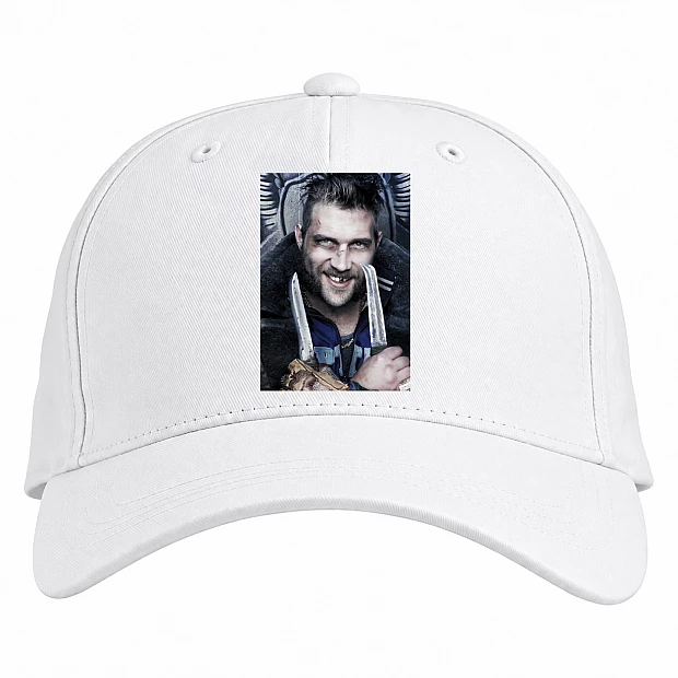 Baseball cap with Print Suicide Squad The Captain Boomerang Hero - white