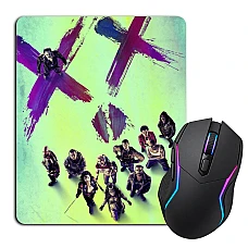 Mouse pad with print Suicide Squad Main Heroes