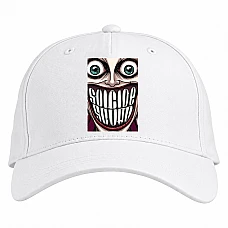 Baseball cap with Print Suicide Squad Art - white