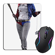 Mouse pad with print Suicide Squad Harley Quinn Smiling