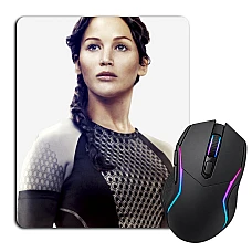 Mouse pad with print The Hunger Games Katniss Everdeen Hero