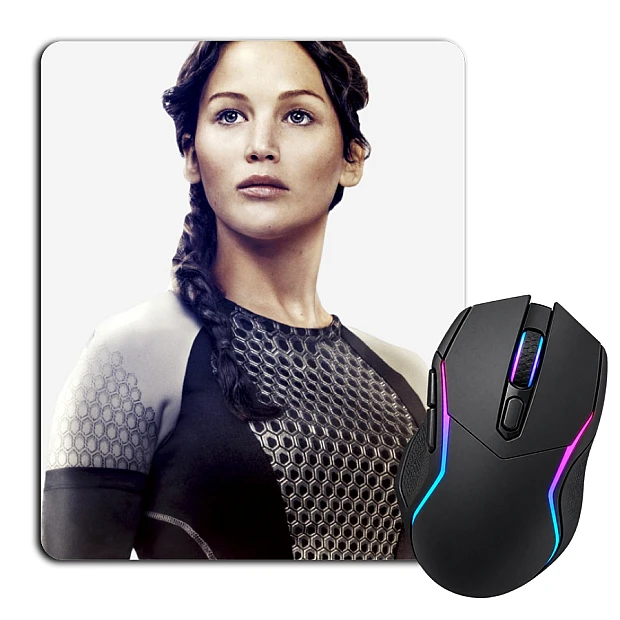 Mouse pad with print The Hunger Games Katniss Everdeen Hero