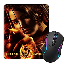 Mouse pad with print The Hunger Games Katniss Everdeen Theme