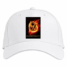 Baseball cap with Print The Hunger Games Main Theme - white