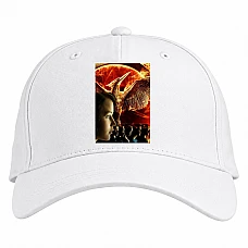 Baseball cap with Print The Hunger Games Heroes - white
