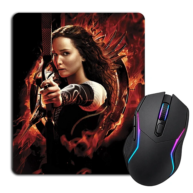 Mouse pad with print The Hunger Games Katniss Everdeen Archer