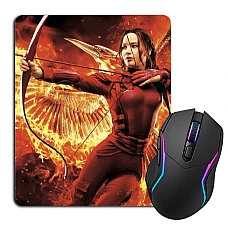 Mouse pad with print The Hunger Games Katniss Everdeen Main Hero