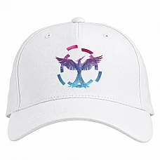 Baseball cap with Print The Hunger Games Bright Bird - white