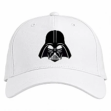 Baseball cap with Print Star Wars Darth Vader Logo - white