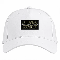 Baseball cap with Print Star Wars Do Not Spoil - white