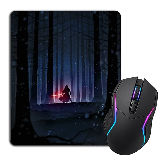Mouse pad with print Star Wars Dark Forest