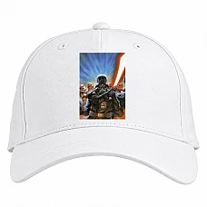 Baseball cap with Print Star Wars Darth Vader Art - white