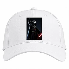 Baseball cap with Print Star Wars Darth Vader - white