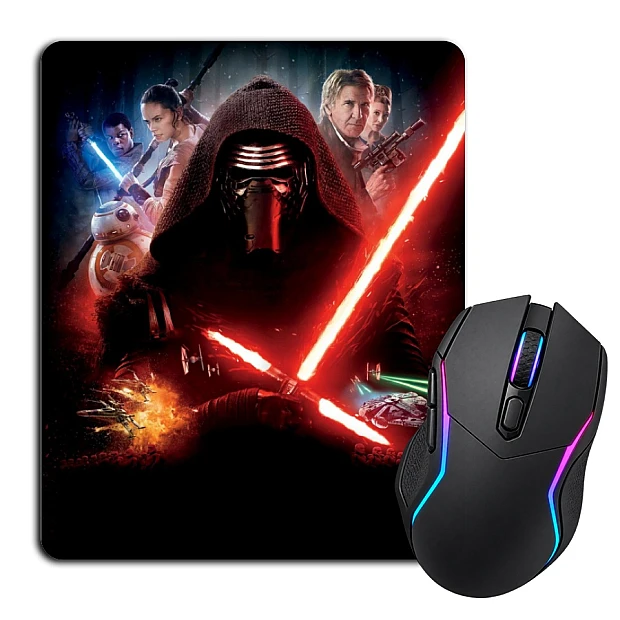 Mouse pad with print Star Wars Heroes
