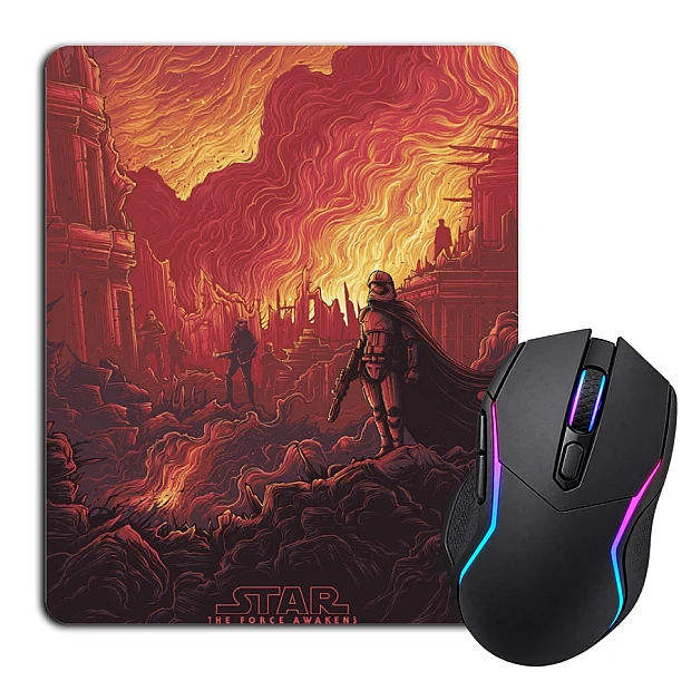 Mouse pad with print Star Wars Red Print