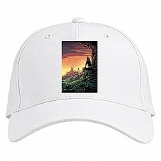 Baseball cap with Print Star Wars Planet - white
