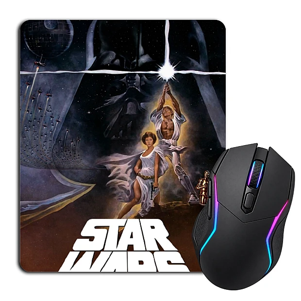 Mouse pad with print Star Wars Logo Heroes