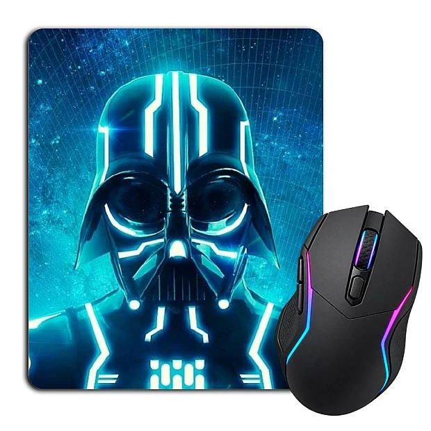 Mouse pad with print Star Wars Darth Vader Neon