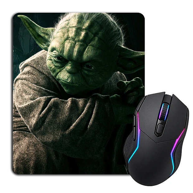 Mouse pad with print Star Wars Yoda