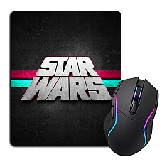 Mouse pad with print Star Wars Big Logo