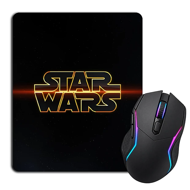 Mouse pad with print Star Wars Main Logo