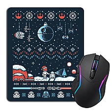 Mouse pad with print Star Wars Christmas Theme