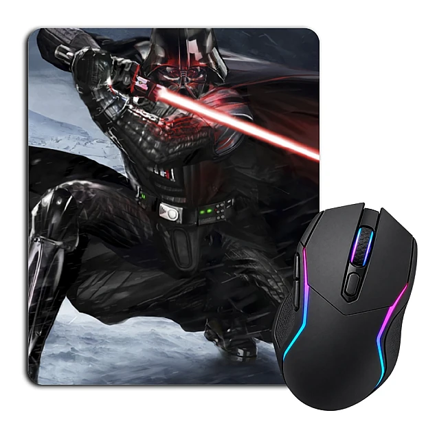 Mouse pad with print Star Wars Cute Darth Vader