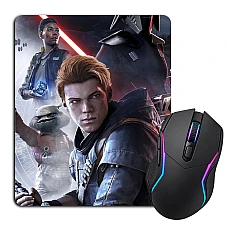 Mouse pad with print Star Wars All Heroes