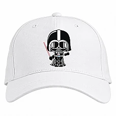 Baseball cap with Print Star Wars Little Darth Vader - white