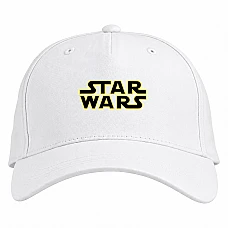 Baseball cap with Print Star Wars Logo Print - white