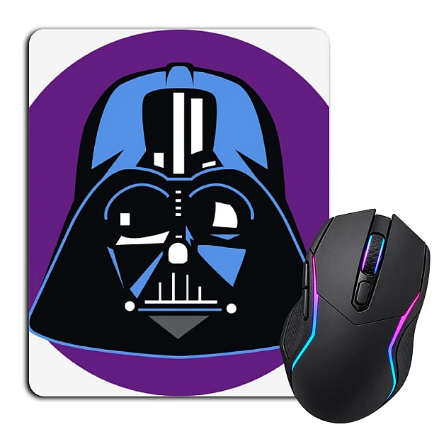 Mouse pad with print Star Wars Darth Vader Head Art