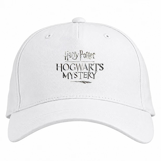 Baseball cap with Print Harry Potter Hogwards Mystery - white