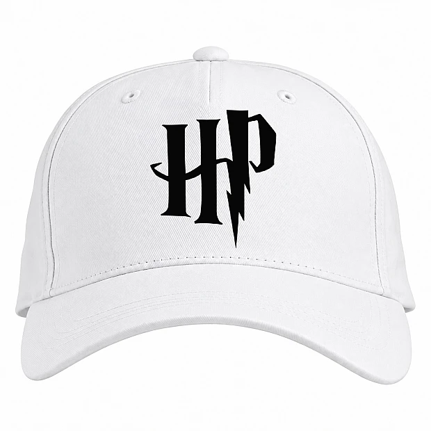 Baseball cap with Print Harry Potter Hp Logo - white