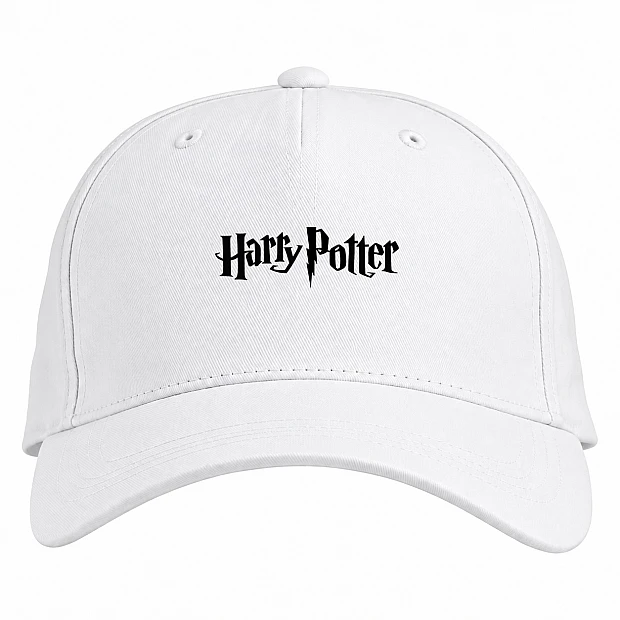 Baseball cap with Print Harry Potter Logo - white