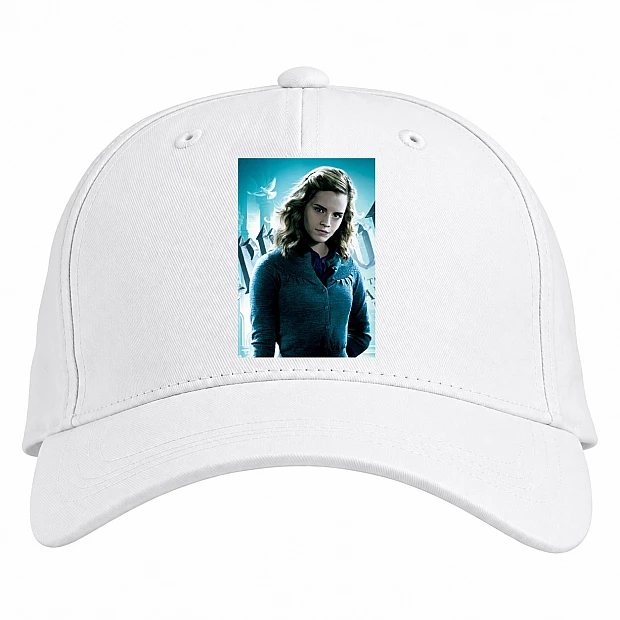 Baseball cap with Print Harry Potter Hermione Granger Hero - white