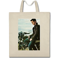 Eco bag with print Tres Metros Sobre El Cielo Mario Casas Hugo Olivera - beige