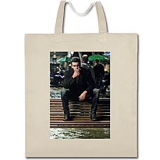 Eco bag with print Tres Metros Sobre El Cielo Hugo Olivera - beige