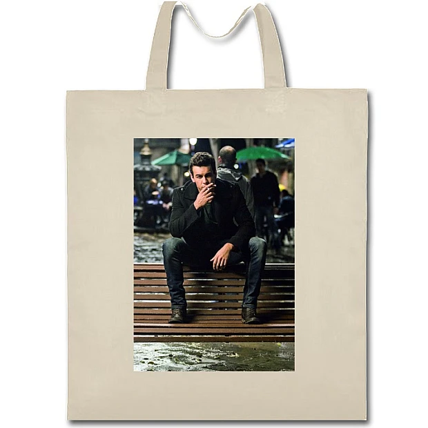 Eco bag with print Tres Metros Sobre El Cielo Hugo Olivera - beige