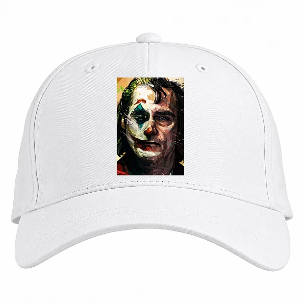 Baseball cap with Print Joker Two Editions - white