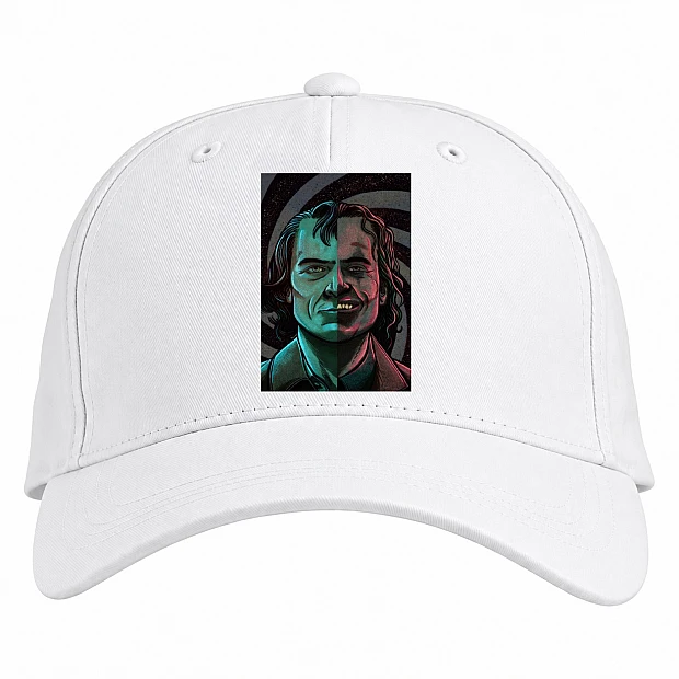 Baseball cap with Print Joker Art Version - white